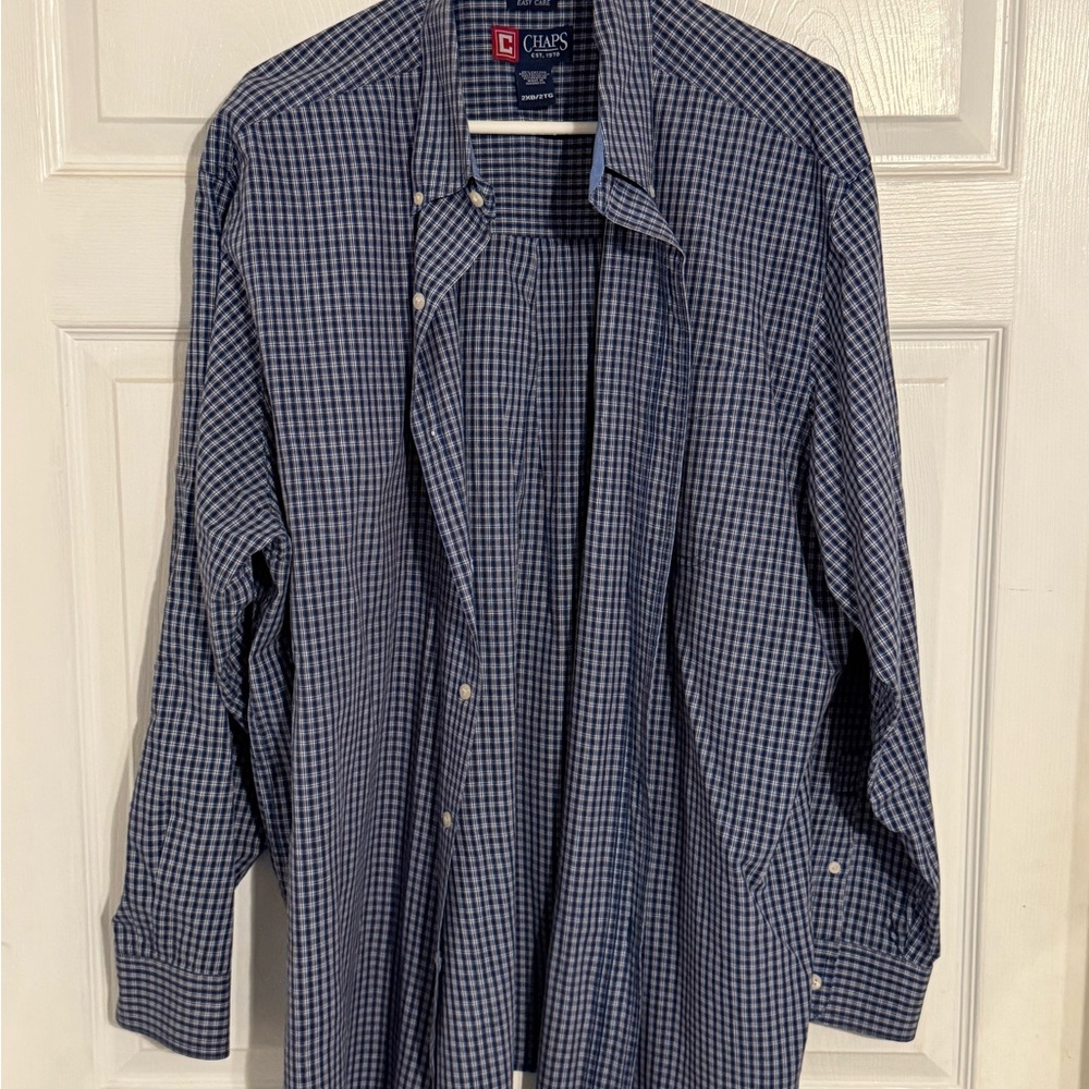 Chaps Blue Checkered Men's Jacket